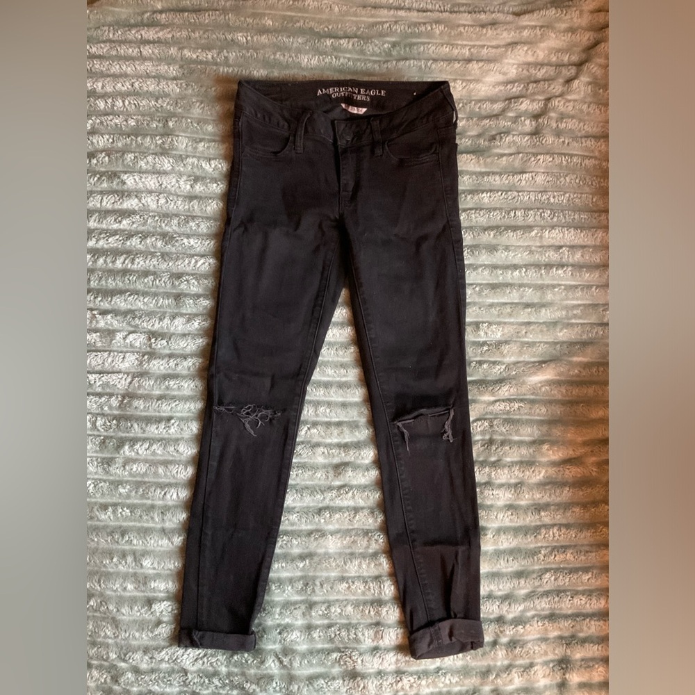 American Eagle - mid rise jegging - 2 short